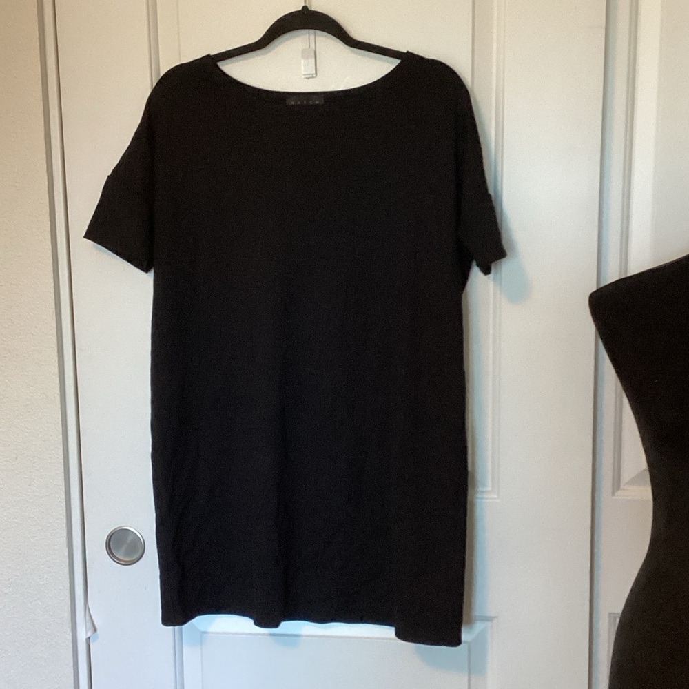 HATCH Maternity Black Short Sleeve Dress P